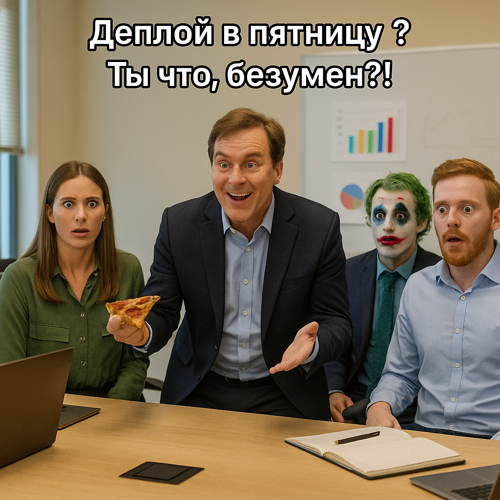 Деплой в пятницу? Ты что, безумен?!